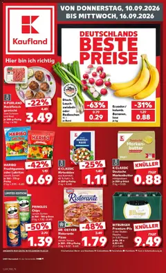Vorschau von dem Prospekt des Geschäftes Kaufland, gültig ab dem 10.09.2026