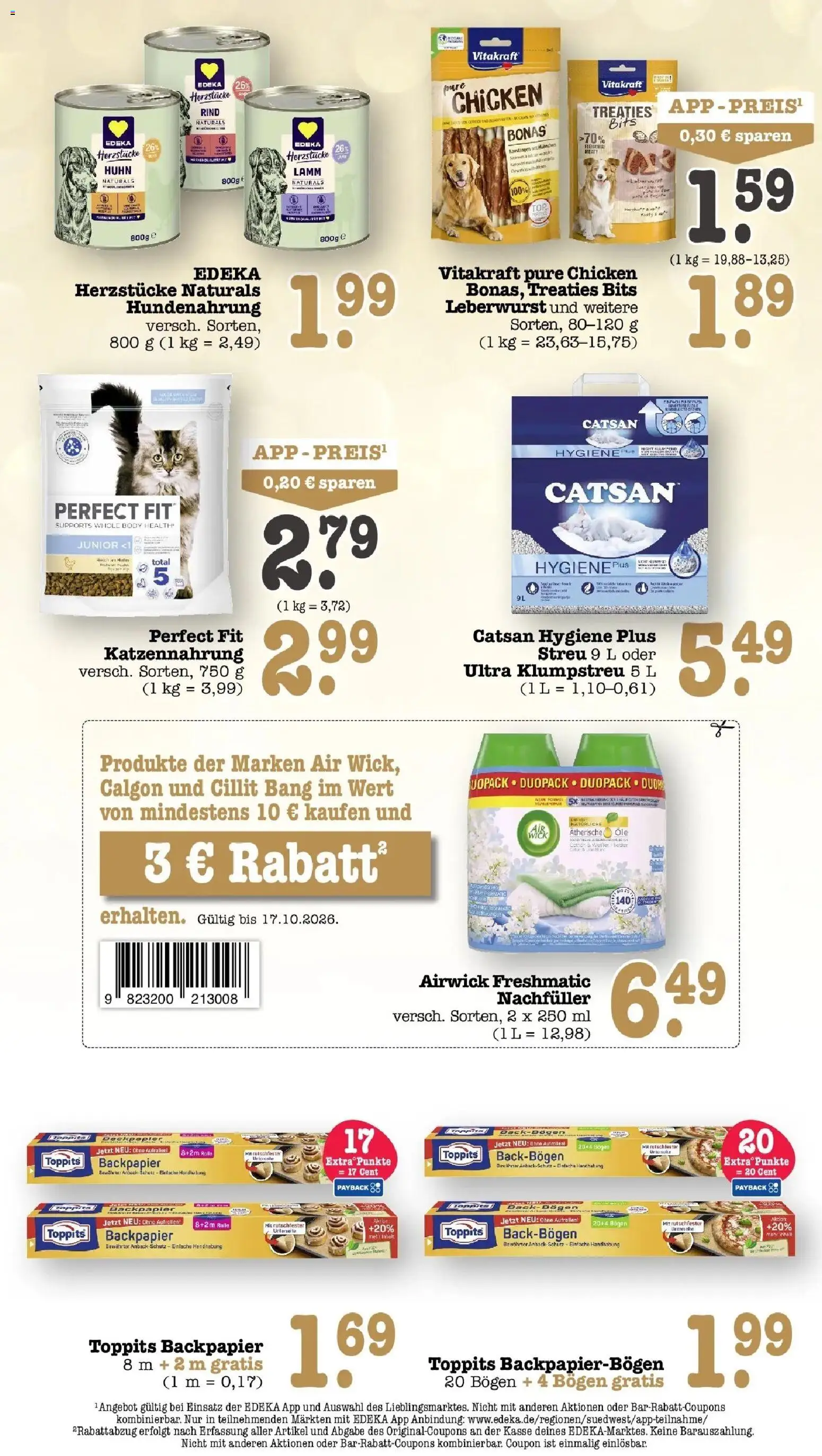 Vorschau von dem Prospekt des Geschäftes Edeka, gültig ab dem 12.10.2026