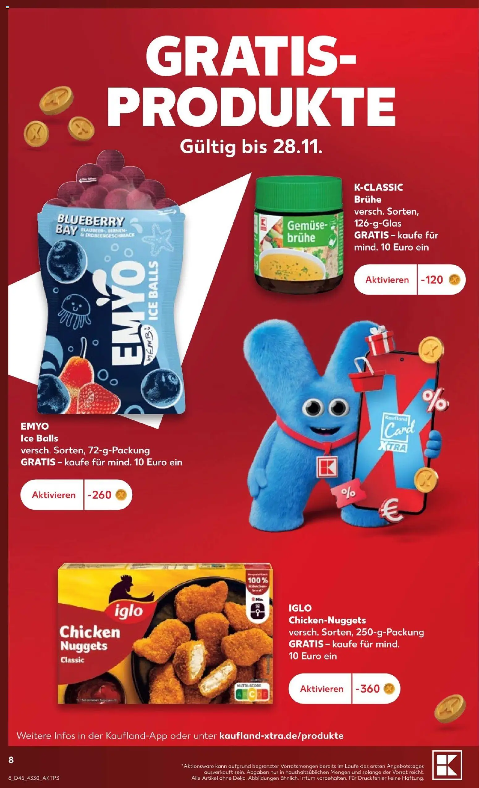 Vorschau von dem Prospekt des Geschäftes Kaufland, gültig ab dem 02.11.2026 - Gemüse, Iglo, Brühe
