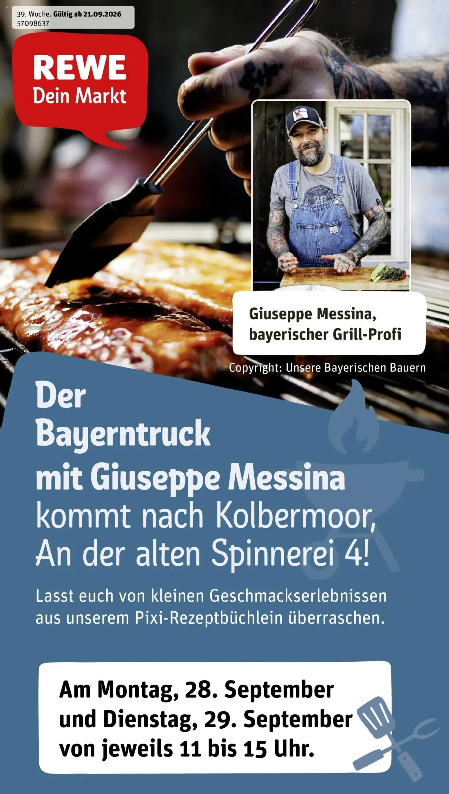 Vorschau von dem Prospekt des Geschäftes Rewe, gültig ab dem 21.09.2026