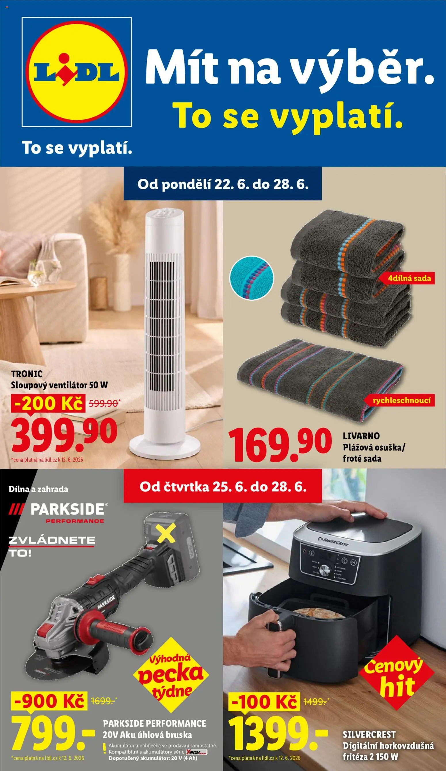 Náhled nabídky: Lidl Lidl leták - Spotřební zboží platný od 22.06.2026