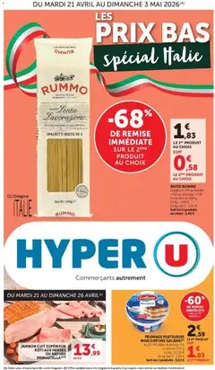Prévisualisation de Hyper U - Les prix bas de la semaine du magasin Hyper U formulaire valide 21/04/2026