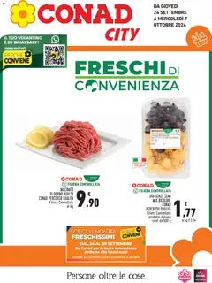 Anteprima dell'opuscolo Conad volantino City Piemonte dal negozio Conad valido da 24/09/2026