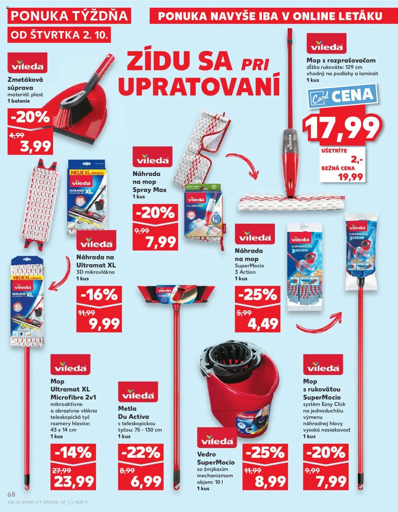 Náhľad Kaufland letáku platného od 02.10.2025 - Mop