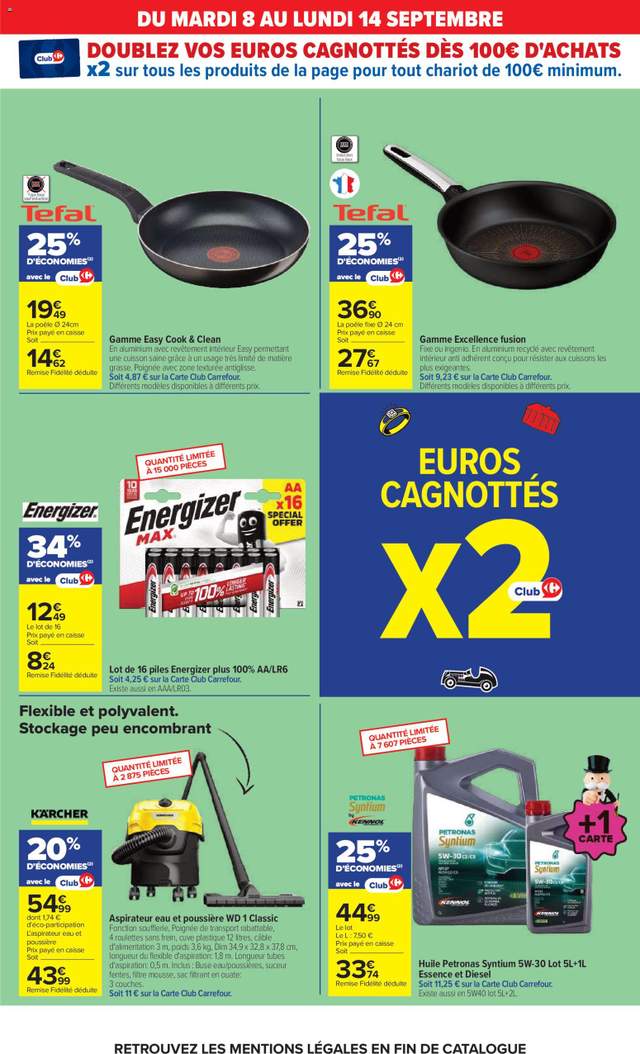 Nouveau catalogue Carrefour à partir du 08/09