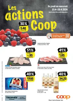 Vorschau des Merkblatts Coop aktionen FR vom Shop Coop gültig von 23.04.2026 bis 29.04.2026