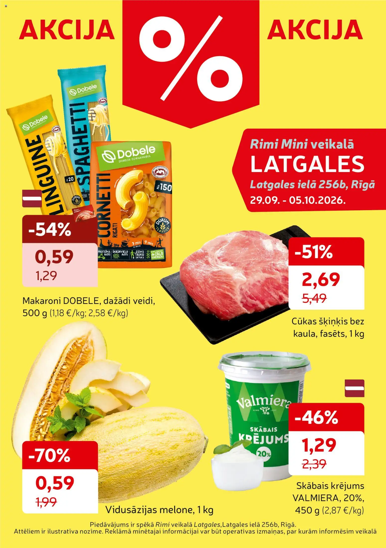 Skatīt Rimi akciju bukletu, derīgs no 29.09.2026.