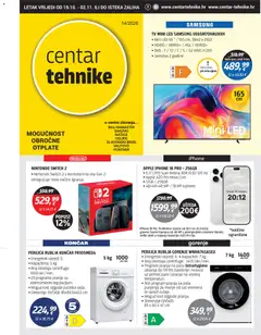 Pregled letka Centar Tehnike Katalog trgovine Centar Tehnike vrijedi od 19.10.2026
