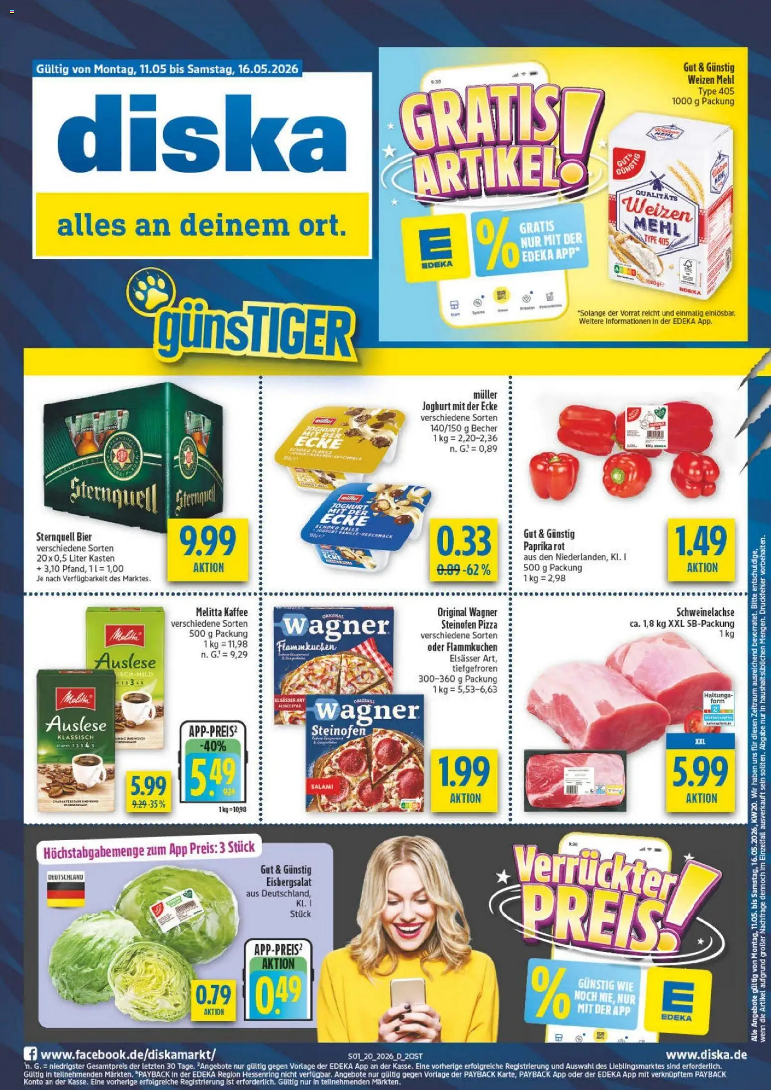 Vorschau von dem Prospekt des Geschäftes Diska, gültig ab dem 11.05.2026