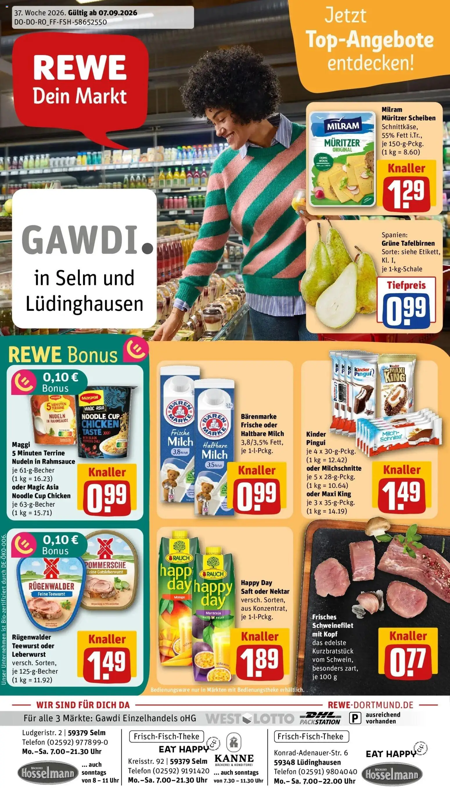 Vorschau von dem Prospekt des Geschäftes Rewe, gültig ab dem 07.09.2026