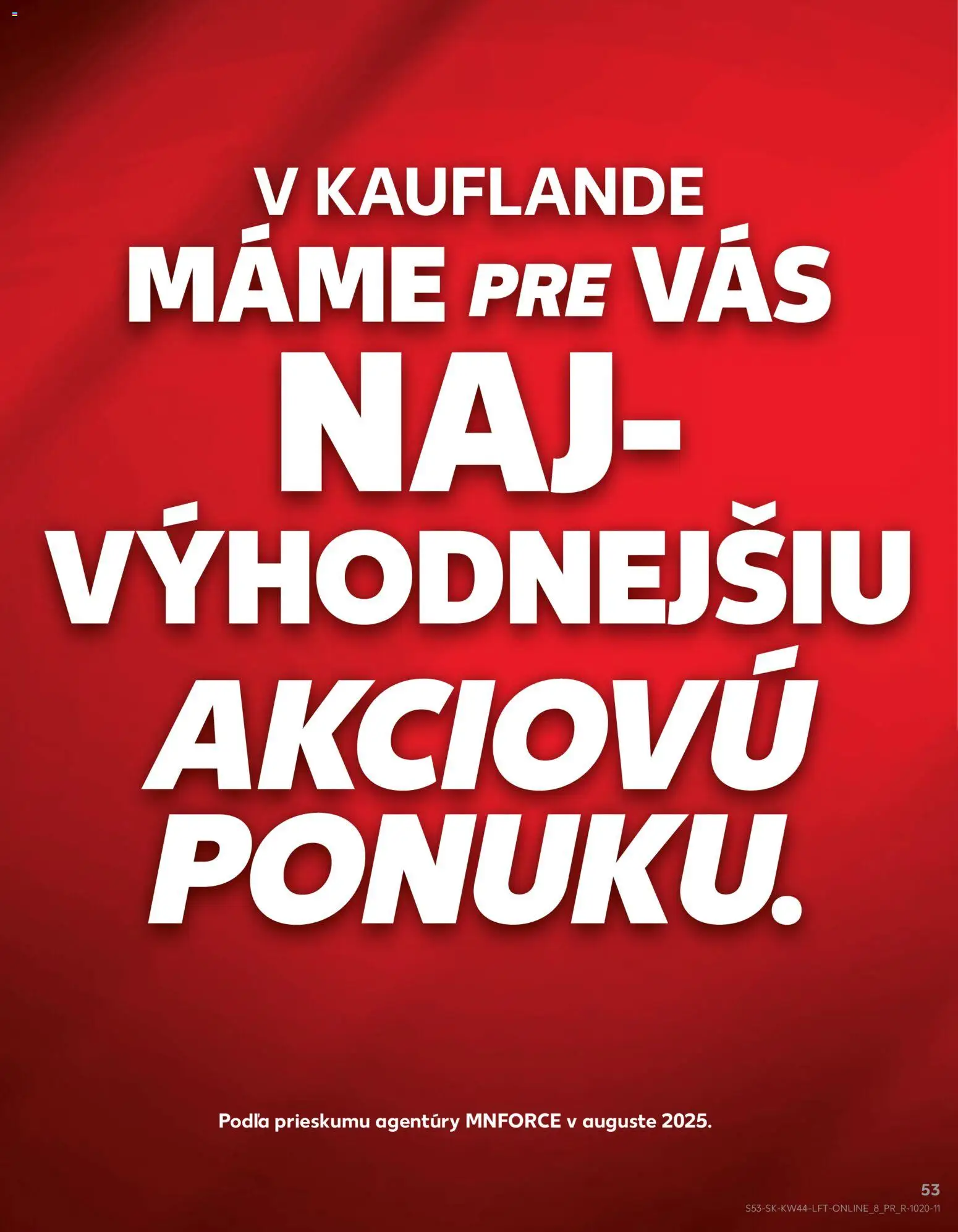 Náhľad Kaufland letáku platného od 30.10.2025