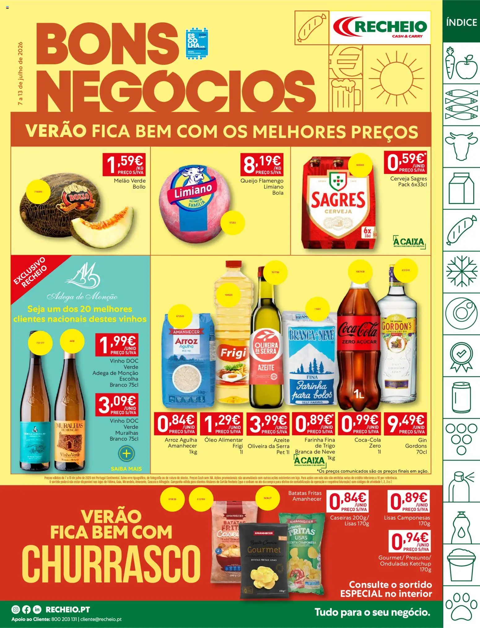 Pré-visualização do folheto da loja Recheio válida a partir de 07/07/2026