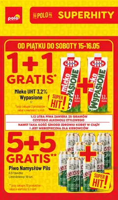 Pogląd gazetki "POLOmarket gazetka - Super Hity" ze sklepu POLOmarket ważnej od 15.05.2026