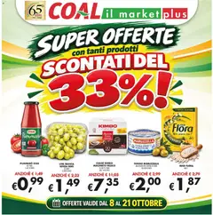 Anteprima dell'opuscolo Coal volantino Il Market Plus dal negozio Coal valido da 08/10/2026