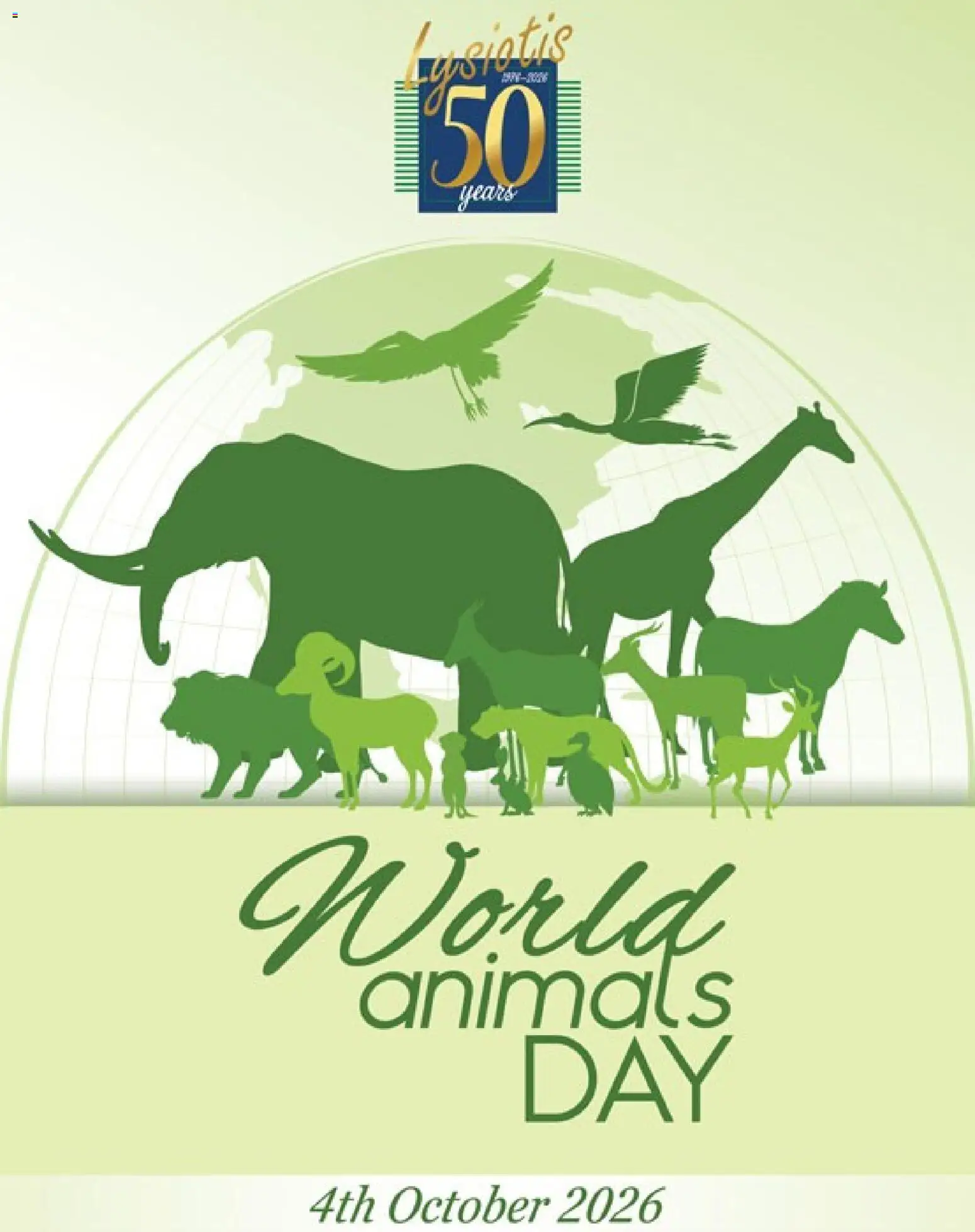 Προεπισκόπηση φυλλαδίου Lysiotis φυλλαδιο World Animals Day από το κατάστημα Lysiotis σε ισχύ από 04/10/2026