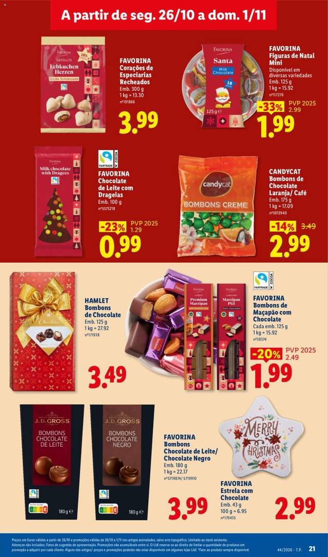 Novo folheto Lidl a partir de 26/10