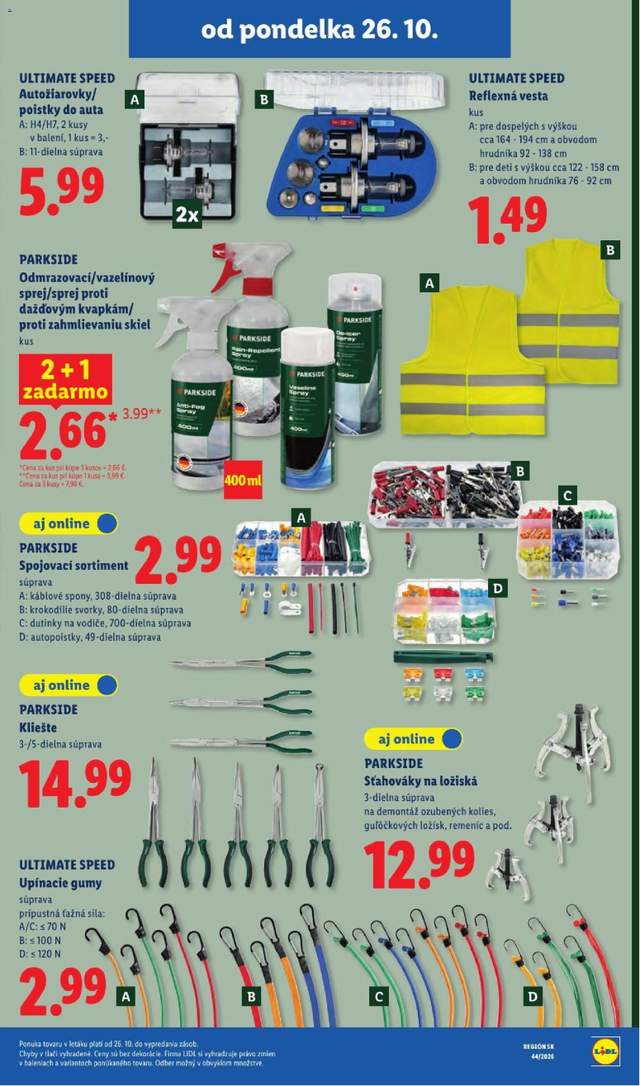 Nový Lidl leták od 26.10.