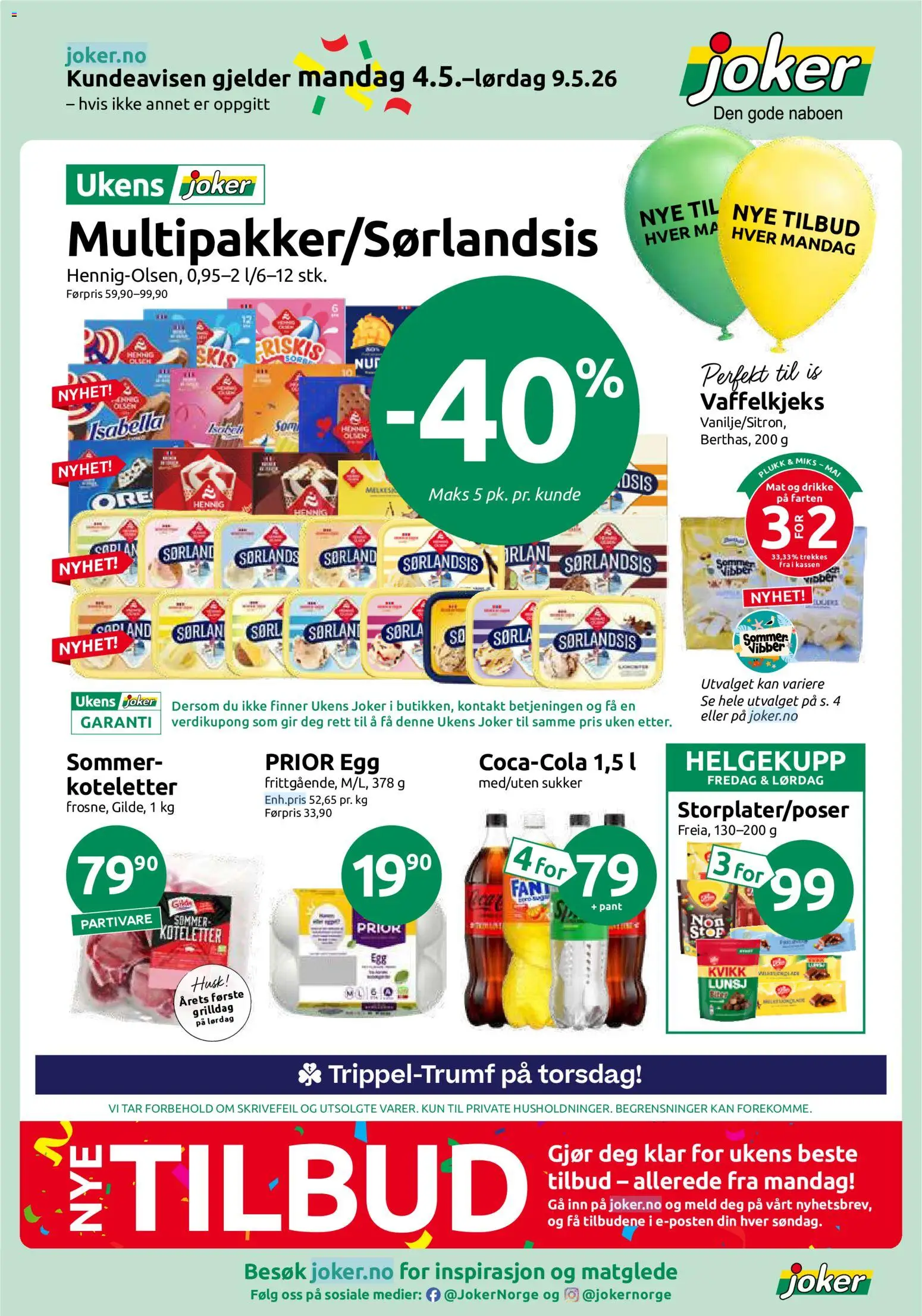 Forhåndsvis Joker kundeavis fra butikk Joker gyldig fra 04/05/2026