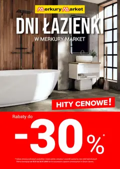 Pogląd gazetki "Merkury Market gazetka - Dni łazienki" ze sklepu Merkury Market ważnej od 18.07.2026