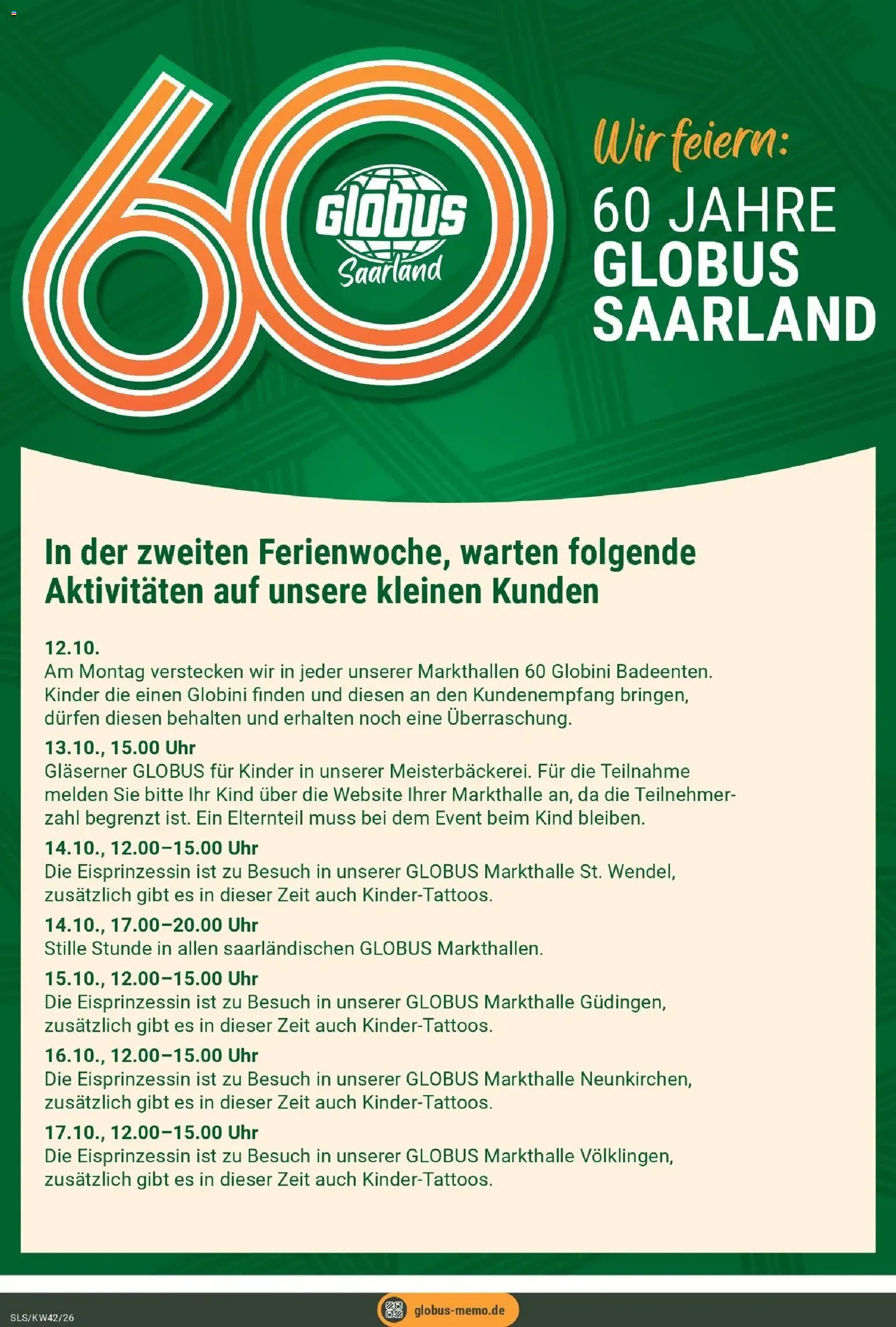 Vorschau von dem Prospekt des Geschäftes Globus, gültig ab dem 12.10.2026