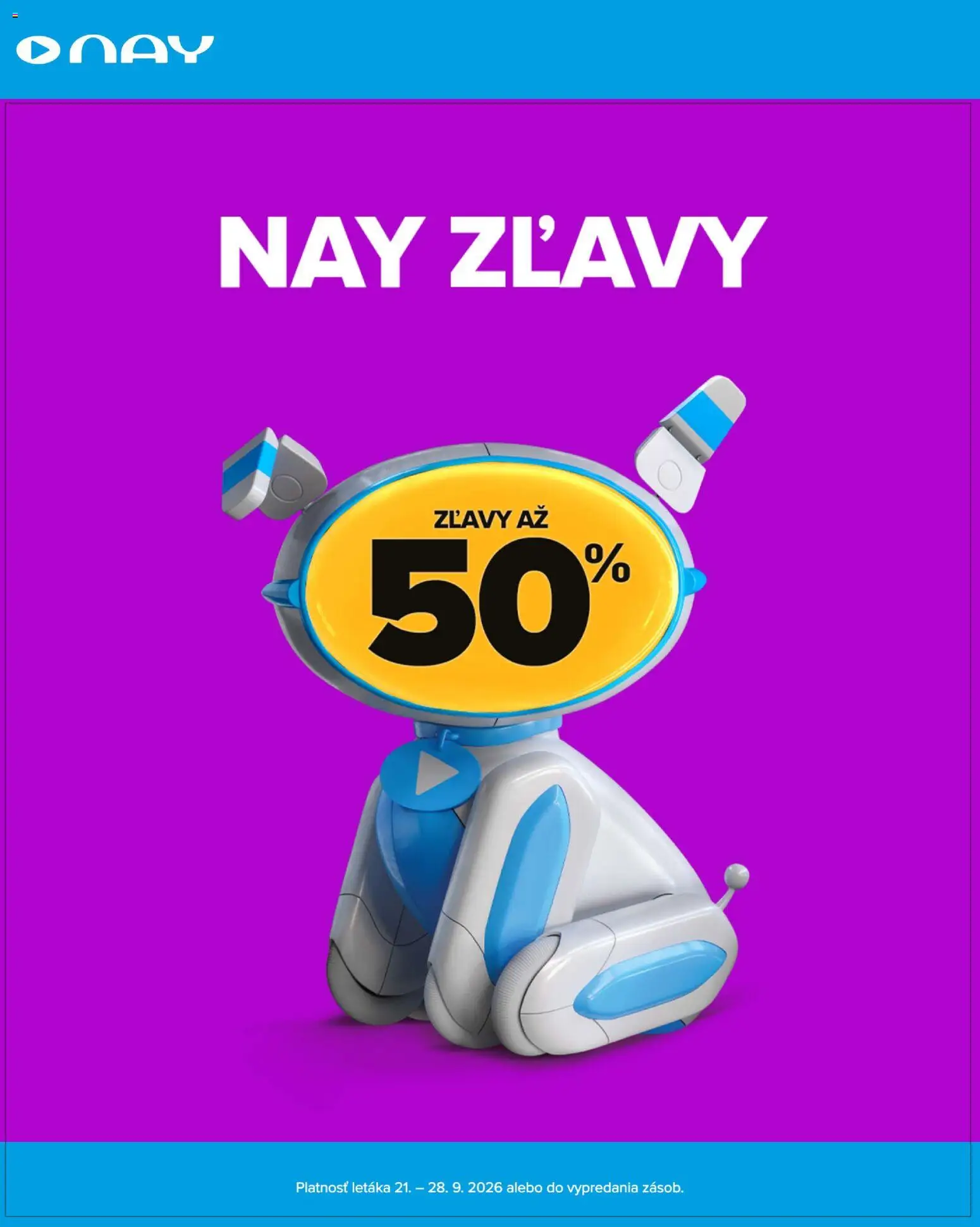 Náhľad NAY Elektrodom letáku platného od 21.09.2026