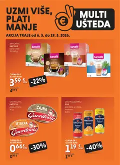 Pregled letka Studenac Multi Ušteda trgovine Studenac vrijedi od 06.05.2026