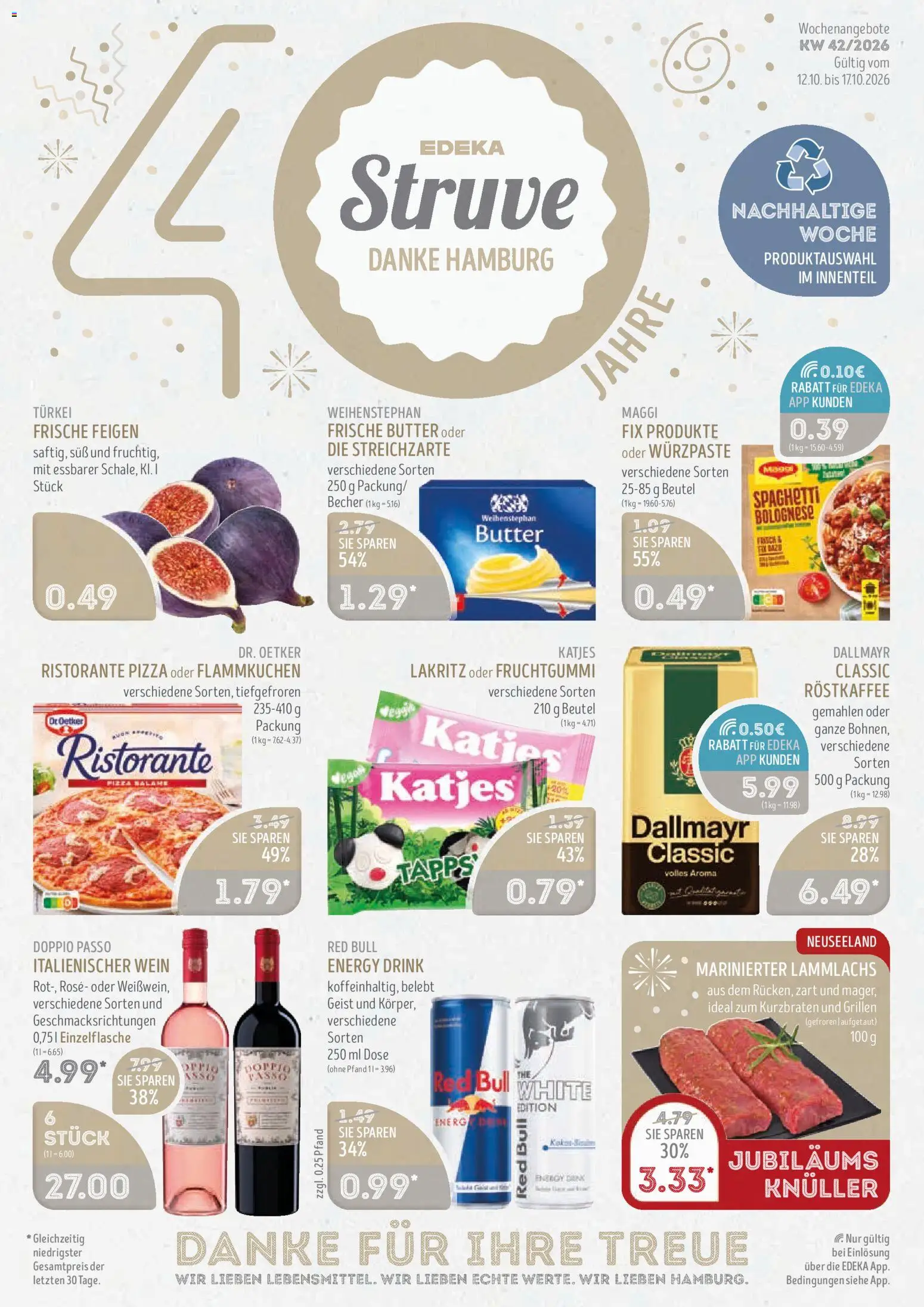 Vorschau von dem Prospekt des Geschäftes Edeka Struve, gültig ab dem 12.10.2026