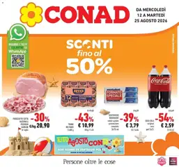 Anteprima dell'opuscolo Conad volantino Traversetolo dal negozio Conad valido da 12/08/2026