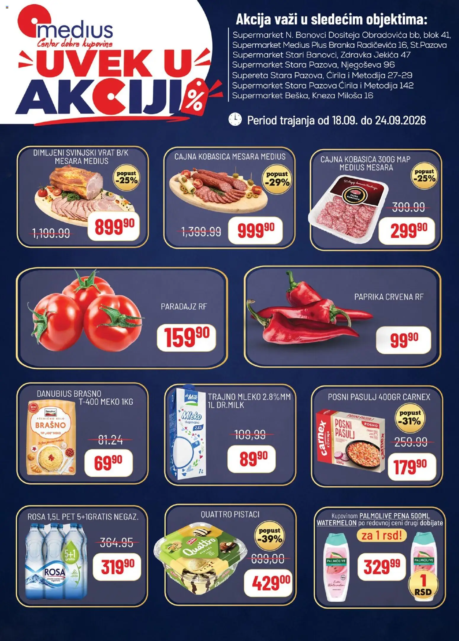 Pregled Medius kataloga - važi od 18.09.2026