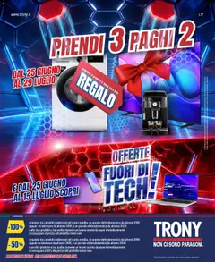 Anteprima dell'opuscolo Trony volantino Sardegna dal negozio Trony valido da 25/06/2026