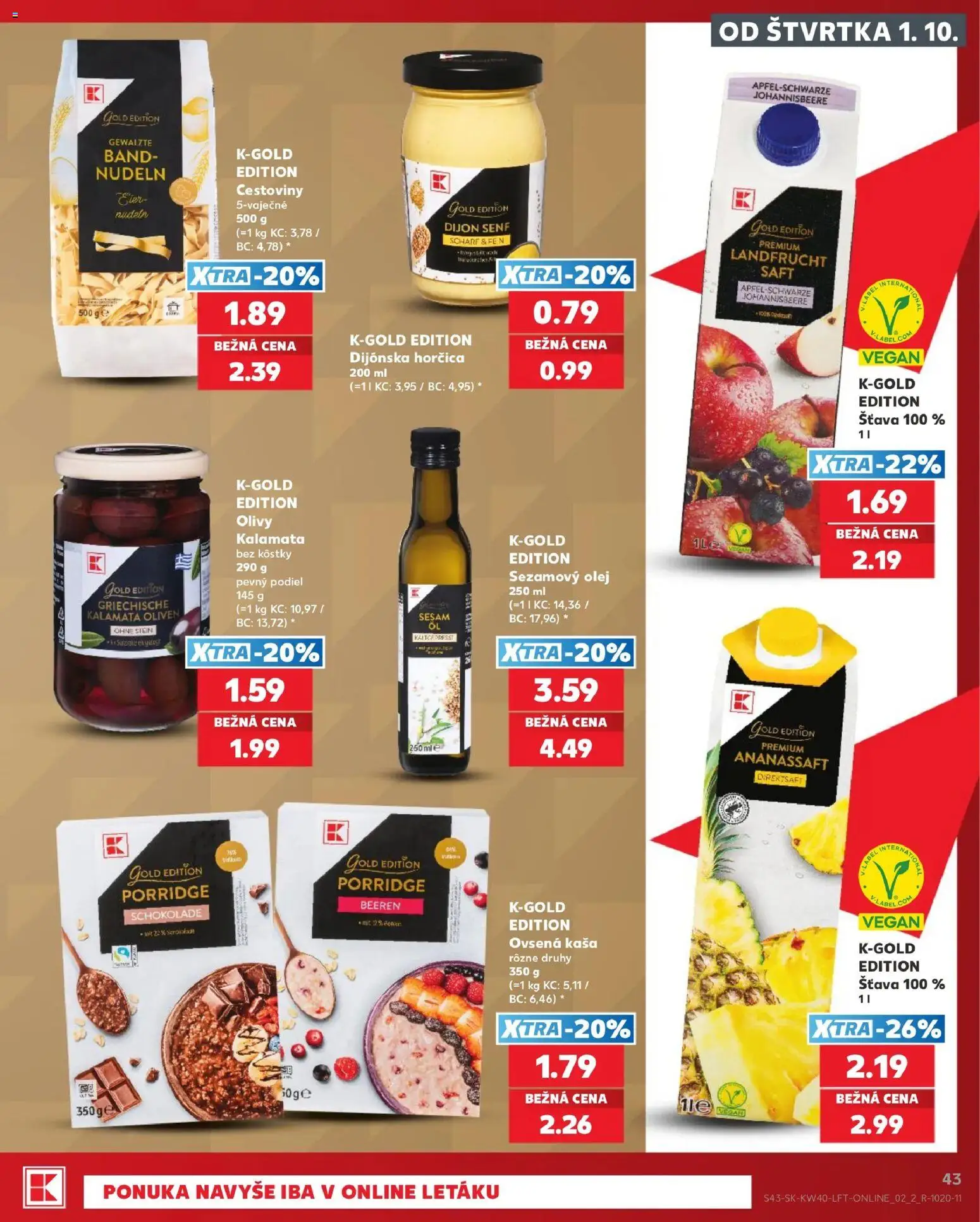 Náhľad Kaufland letáku platného od 01.10.2026