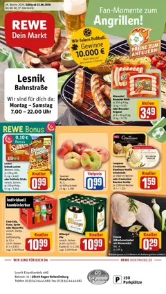 Vorschau von dem Prospekt des Geschäftes Rewe, gültig ab dem 21.06.2026