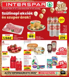 Interspar - Interspar akciós újság megtekintése, amely érvényes 2026.07.23.-től