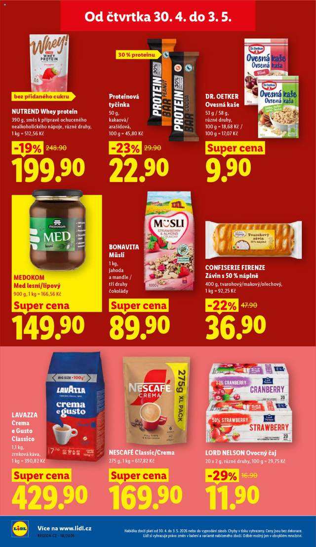 Nový Lidl leták od 30.04.