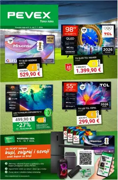 Pregled letka Pevex Ponuda trgovine Pevex vrijedi od 05.06.2026