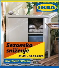 Pregled letka IKEA Katalog trgovine IKEA vrijedi od 01.09.2026
