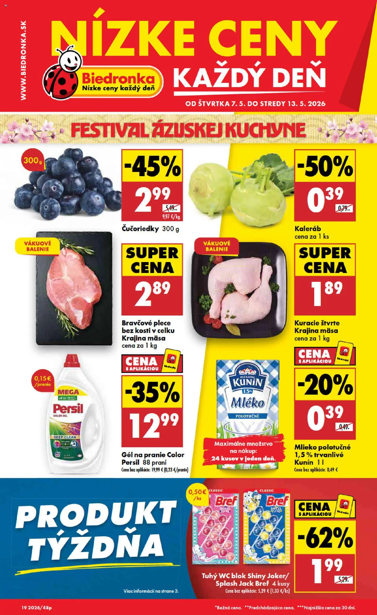 Náhľad Biedronka letáku platného od 07.05.2026