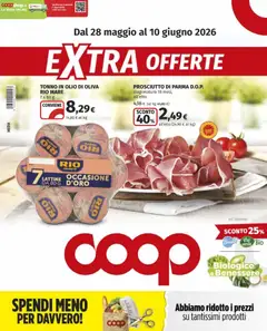 Anteprima dell'opuscolo COOP volantino dal negozio COOP valido da 28/05/2026