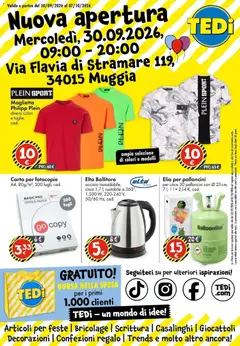 Anteprima dell'opuscolo TEDi volantino Muggia dal negozio TEDi valido da 30/09/2026