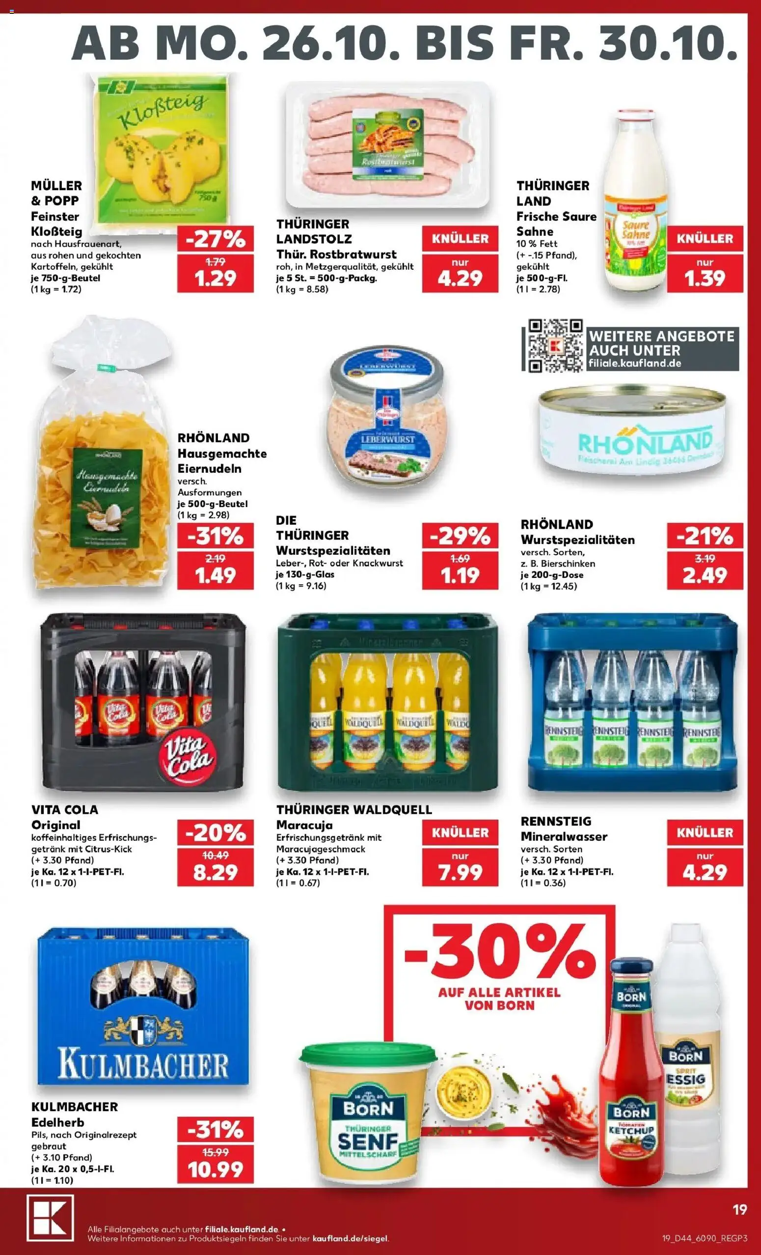 Vorschau von dem Prospekt des Geschäftes Kaufland, gültig ab dem 26.10.2026