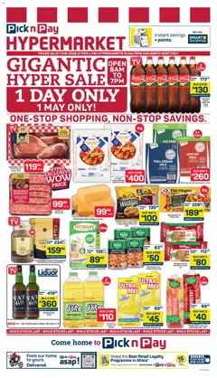 Preview of Pick n Pay flyer valid from 01/05/2026