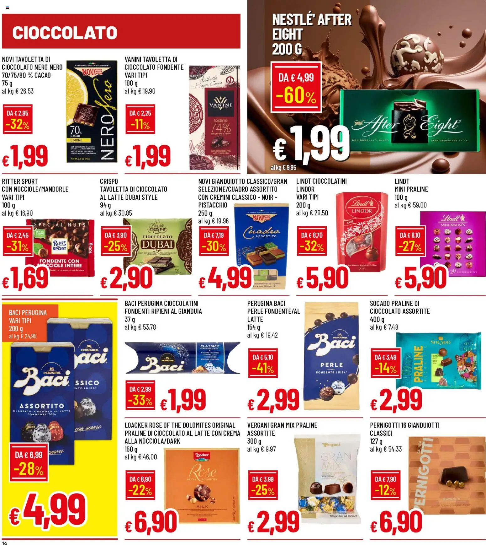 Anteprima dell'opuscolo Galassia volantino dal negozio Galassia valido da 29/10/2026 - Latte, Limone, Cioccolato, Lindt, Zenzero, Cacao, Cioccolatini, Tavoletta