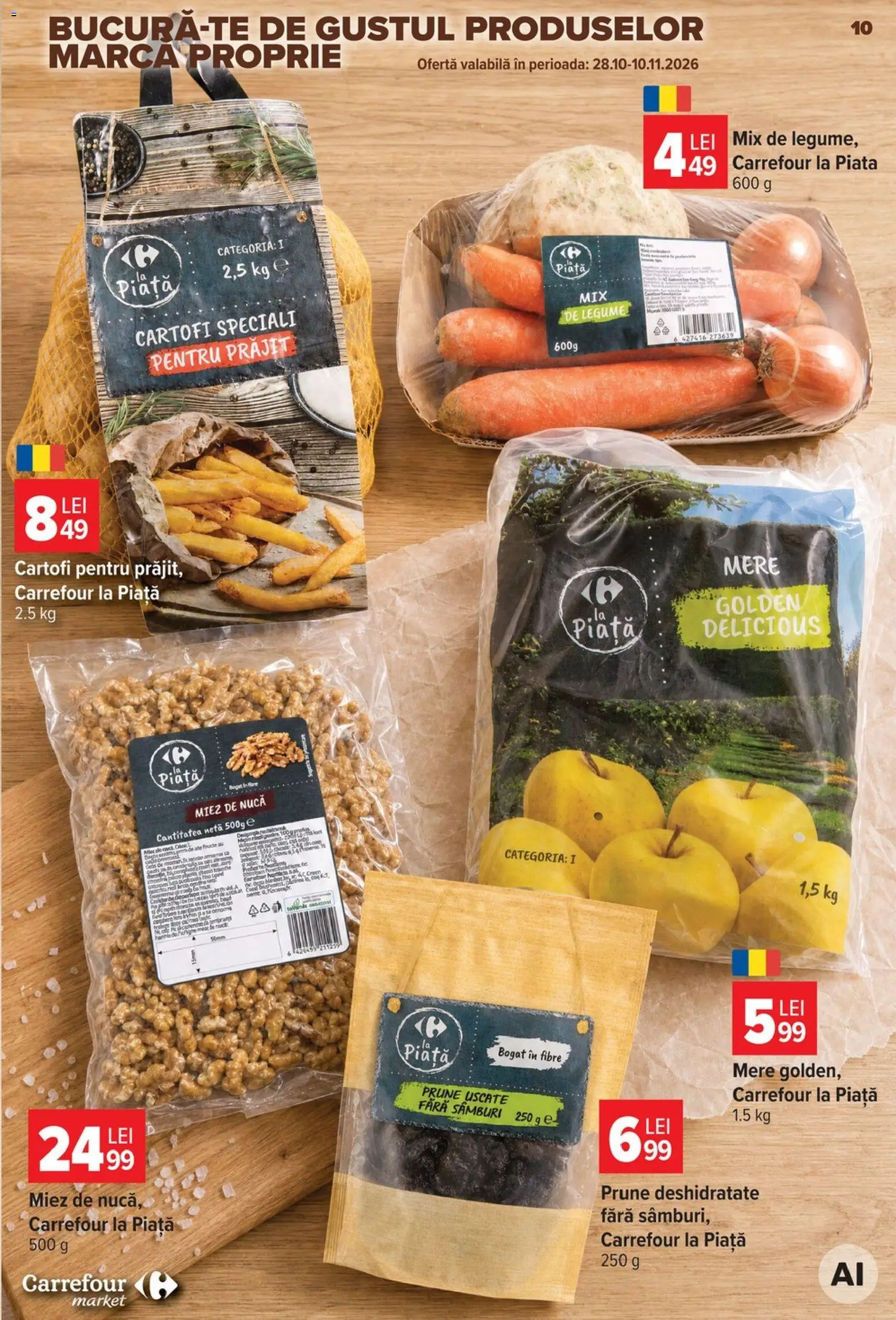 Previzualizarea de cataloage: Carrefour Carrefour Catalog Market valabil de la 28.10.2026 - Fructe, Mere, Prune, Cartofi