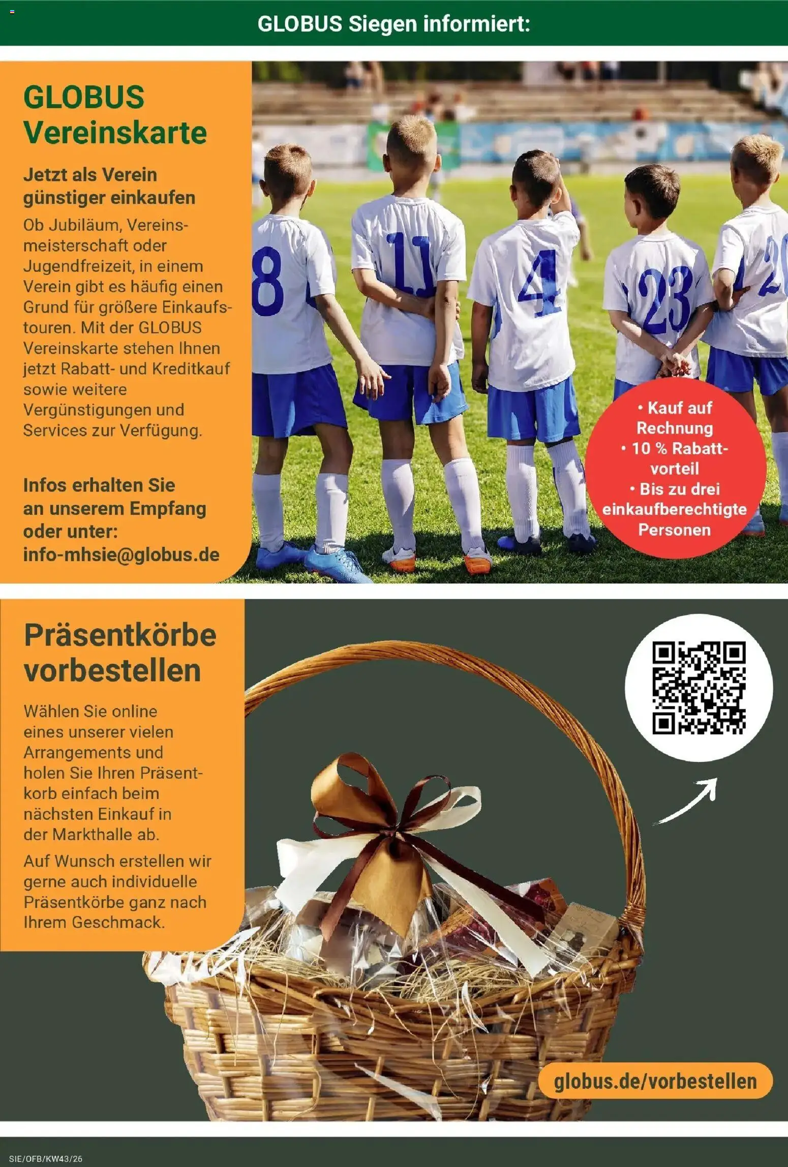 Vorschau von dem Prospekt des Geschäftes Globus, gültig ab dem 19.10.2026