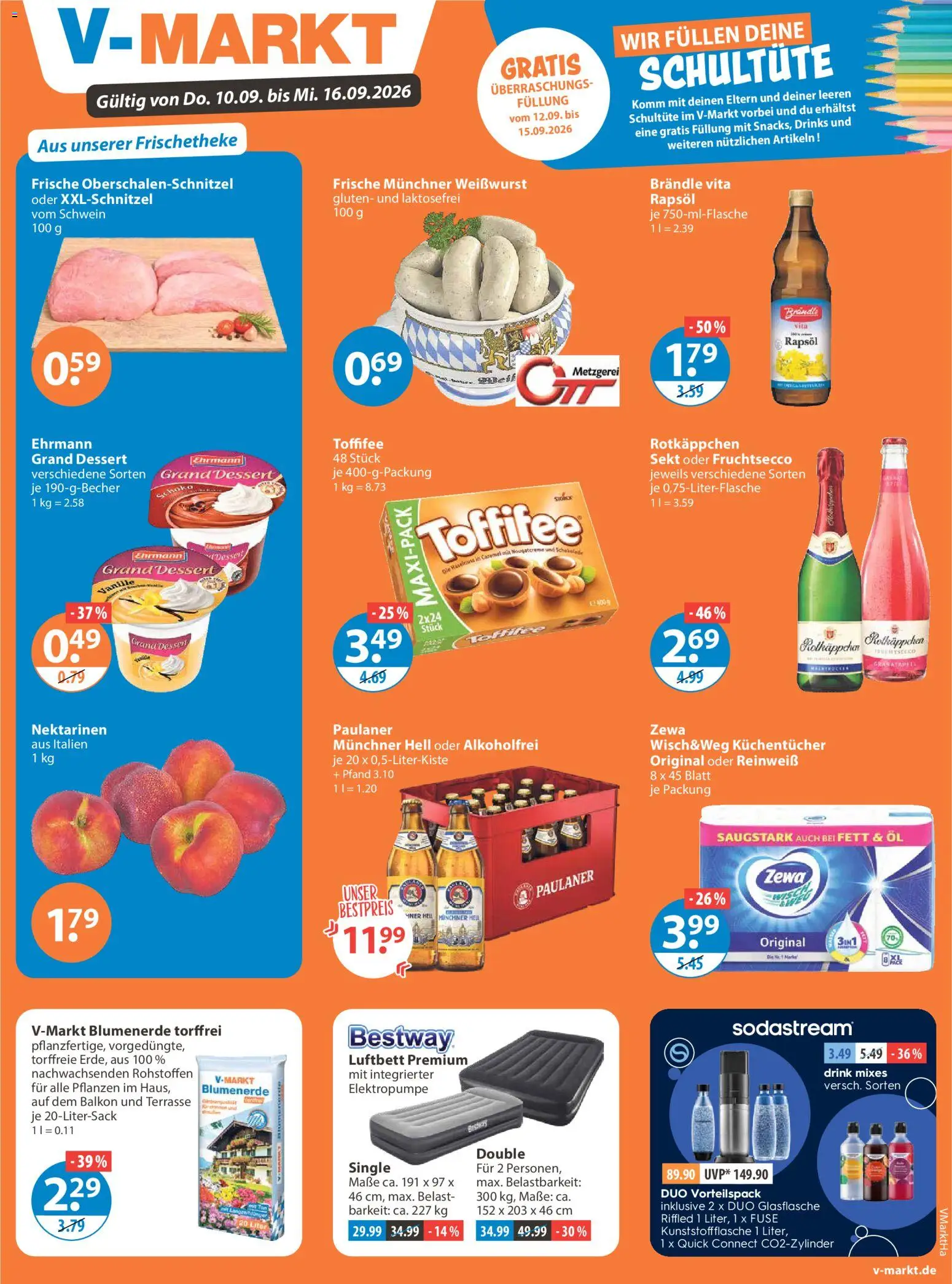 Vorschau von dem Prospekt des Geschäftes V-Markt, gültig ab dem 10.09.2026