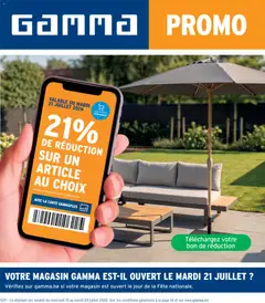 Voorbeeld van GAMMA Publicité van winkel GAMMA geldig vanaf 15/07/2026