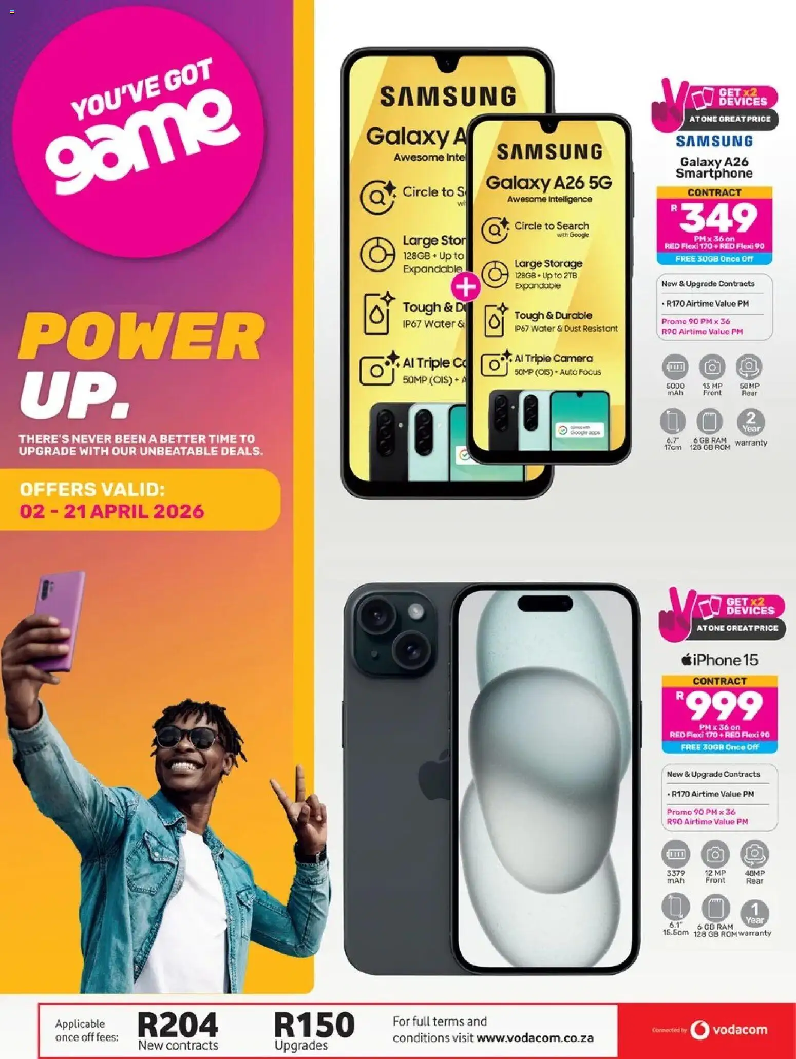 Preview of Game Game Catalogue Power Up valid 02/04/2026 - Game, Water, Camera, Smartphone