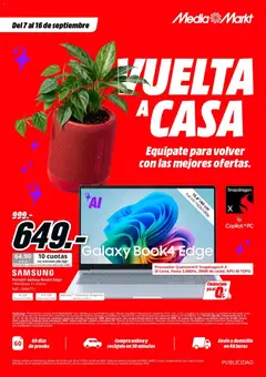 Vista previa del folleto de la tienda Media Markt válido desde el 07/09/2026 