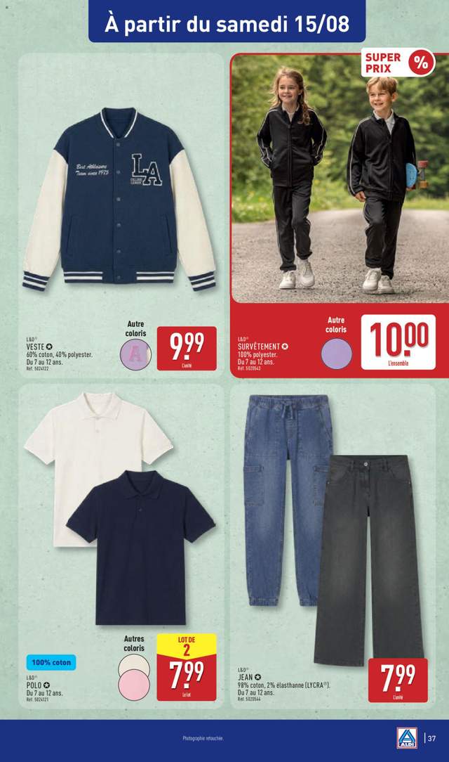 Nouveau catalogue Aldi à partir du 11/08