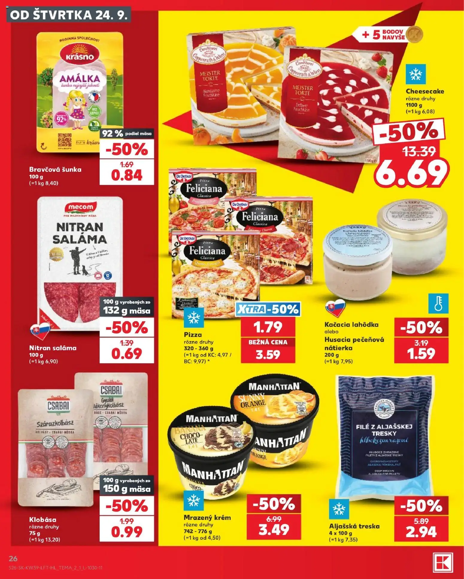 Náhľad Kaufland letáku platného od 24.09.2026